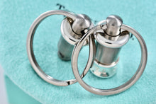 Load image into Gallery viewer, Tiffany & Co. 1837 Titanium & Silver Valet Double Key Ring Keychain