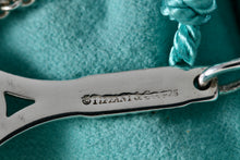 Load image into Gallery viewer, Tiffany & Co. Large Silver Tennis Racket 2" Pendant 18 inch Necklace