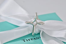 Load image into Gallery viewer, Tiffany & Co. Elsa Peretti Silver Large Inifinity Cross 18" Chain Necklace