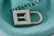 Load image into Gallery viewer, Tiffany & Co. Silver Letter "T" Padlock Pendant