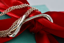 Load image into Gallery viewer, Tiffany & Co. Elsa Peretti Silver Alphabet XL Letter "T" Pendant 18" Necklace