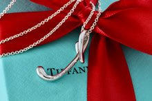 Load image into Gallery viewer, Tiffany & Co. Elsa Peretti Silver Alphabet XL Letter "T" Pendant 18" Necklace