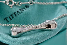 Load image into Gallery viewer, Tiffany & Co. Elsa Peretti Silver Large Dog Bone Pendant 16" Thick Chain Necklace