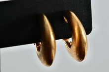 Load image into Gallery viewer, Vintage Napier Gold Tone J Hoop Huggie Screwback Earrings
