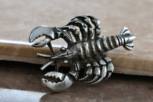 Load image into Gallery viewer, Vintage Costume Lobster 1.75&quot; Brooch Pin
