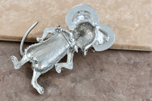 Load image into Gallery viewer, Costume &quot;I Don&#39;t Give a Rats Ass&quot; Rhinestone Rat 3.25&quot; Brooch Pin
