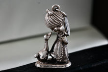 Load image into Gallery viewer, 1981 Precious Moments &quot;A Joyful Noise&quot; Jonathan &amp; David Enesco Pewter Pendant
