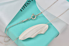 Load image into Gallery viewer, Tiffany &amp; Co. Elsa Peretti Silver High Tide Wave Pendant 16&quot; Necklace Vintage
