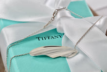 Load image into Gallery viewer, Tiffany &amp; Co. Elsa Peretti Silver High Tide Wave Pendant 16&quot; Necklace Vintage
