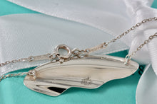 Load image into Gallery viewer, Tiffany &amp; Co. Elsa Peretti Silver High Tide Wave Pendant 16&quot; Necklace Vintage
