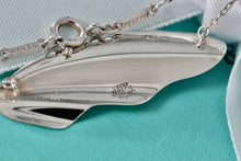 Load image into Gallery viewer, Tiffany &amp; Co. Elsa Peretti Silver High Tide Wave Pendant 16&quot; Necklace Vintage
