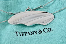 Load image into Gallery viewer, Tiffany &amp; Co. Elsa Peretti Silver High Tide Wave Pendant 16&quot; Necklace Vintage
