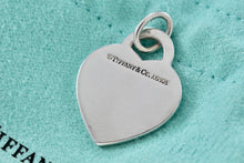 Load image into Gallery viewer, Tiffany &amp; Co. Silver Letter &quot;B&quot; Heart Charm Pendant
