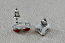 Load image into Gallery viewer, Costume Bikini 2-Piece Red Bathing Suit Stud Earrings
