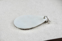 Load image into Gallery viewer, Mother of Pearl Abalone Guitar Pick 1.25&quot; Pendant
