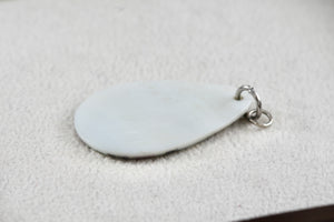 Mother of Pearl Abalone Guitar Pick 1.25" Pendant