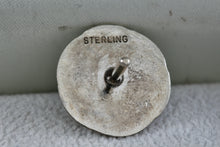 Load image into Gallery viewer, Native American Sterling Silver Running Bear Button Pin Signed VK
