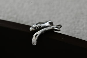 Sterling Silver Dolphin Flexible Pinky Toe Ring