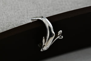 Sterling Silver Dolphin Flexible Pinky Toe Ring