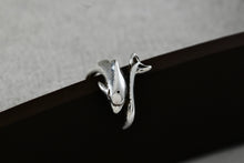 Load image into Gallery viewer, Sterling Silver Dolphin Flexible Pinky Toe Ring
