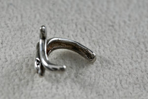 Sterling Silver Dolphin Flexible Pinky Toe Ring