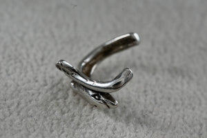 Sterling Silver Dolphin Flexible Pinky Toe Ring