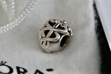 Load image into Gallery viewer, Pandora Sterling Silver Caduceus 14Kt Gold Accent Bead Charm Bead
