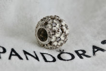 Load image into Gallery viewer, Pandora Sterling Silver White Primrose Flower Blossom Enamel Charm Bead
