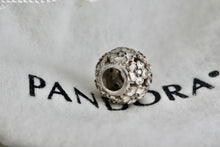 Load image into Gallery viewer, Pandora Sterling Silver White Primrose Flower Blossom Enamel Charm Bead
