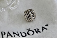 Load image into Gallery viewer, Pandora Sterling Silver CZ Diamonds Tree Branch Slider Bead Charm
