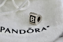 Load image into Gallery viewer, Pandora Sterling Silver Initial letter &quot;B&quot; Bead Charm
