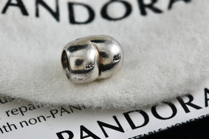 Pandora Sterling Silver Puffy Heart Bead Charm