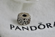 Load image into Gallery viewer, Pandora Sterling Silver Swirls Design Clip Bead Charm
