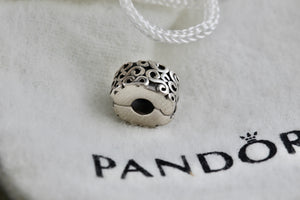 Pandora Sterling Silver Swirls Design Clip Bead Charm