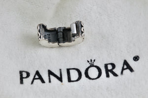 Pandora Sterling Silver Swirls Design Clip Bead Charm