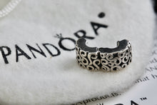 Load image into Gallery viewer, Pandora Sterling Silver Swirls Design Clip Bead Charm
