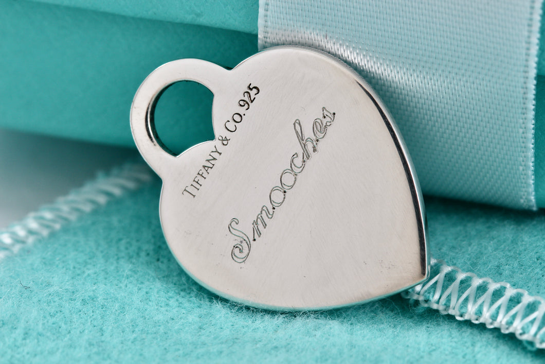 Tiffany & Co. Sterling Silver Engraved 