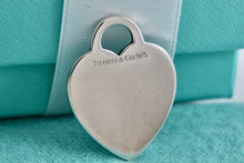 Load image into Gallery viewer, Tiffany &amp; Co. Sterling Silver Engraved &quot;DARCI&quot; Heart Charm Pendant
