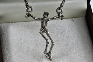 Shackled Skeleton Halloween Themed Costume 20" Necklace