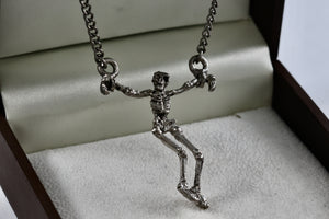 Shackled Skeleton Halloween Themed Costume 20" Necklace