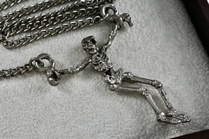 Shackled Skeleton Halloween Themed Costume 20" Necklace