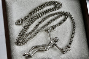 Shackled Skeleton Halloween Themed Costume 20" Necklace