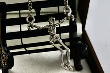 Load image into Gallery viewer, Shackled Skeleton Halloween Themed Costume 20&quot; Necklace
