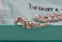 Load image into Gallery viewer, Tiffany &amp; Co. Vintage Teddy Bear Swivel Arms Pendant 18&quot; Chain Necklace
