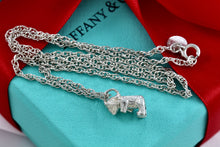 Load image into Gallery viewer, Tiffany &amp; Co. Vintage Teddy Bear Swivel Arms Pendant 18&quot; Chain Necklace
