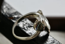 Load image into Gallery viewer, Shube&#39;s Dakota West Silver Dolphin Colorful Glass Disco Ball Bead Tail Ring Size 7
