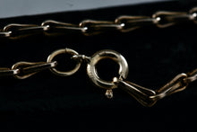 Load image into Gallery viewer, Vintage 14/20 Gold Filled Gold-Plated Staple Clip Link 7&quot; Bracelet
