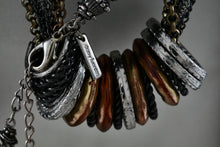 Load image into Gallery viewer, Daisy Fuentes Multi Chain Sliding Rings 18 - 22&quot; Adjustable Necklace
