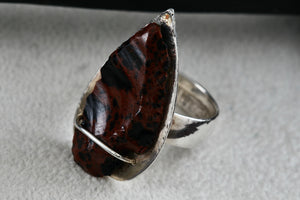 Sterling Silver Native American Arrowhead Hand Made Coin Ring Size 7.5