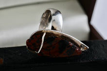 Load image into Gallery viewer, Sterling Silver Native American Arrowhead Hand Made Coin Ring Size 7.5
